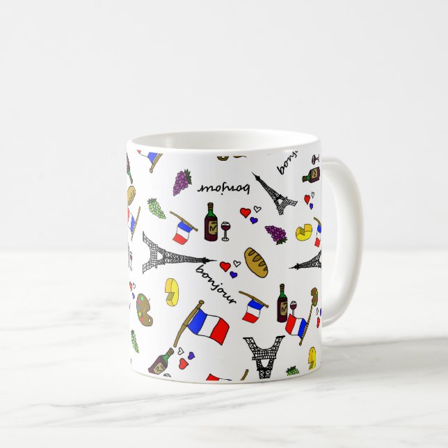 Caneca De Café Paris Mug (Frente Esquerda)