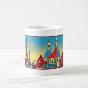 Caneca De Café Paris Skyline 1
