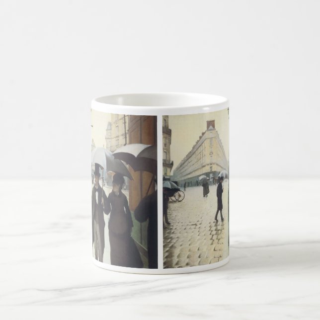 Caneca De Café Paris Street, Rainy Day, por Caillebotte (Centro)