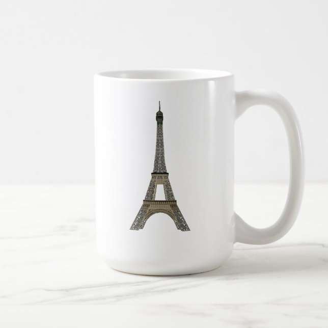 Caneca De Café Paris: Torre Eiffel: Desenho do vetor: (Direita)