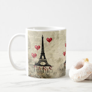 Caneca De Café Paris, Torre Eiffel e Bacia Hidrográfica Vermelha