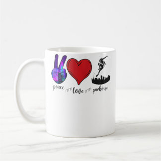 Caneca De Café Parkour Corrida Livre Traceur Garota Vintage Paz A