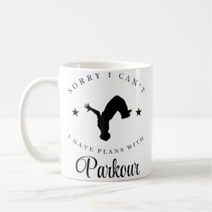 Caneca De Café Parkour Desculpe Não Posso Tenho Planos Com Parkou