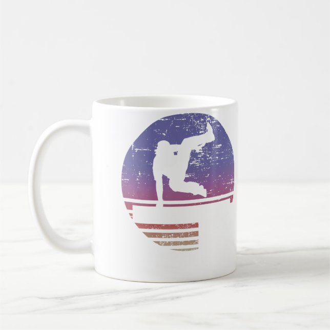 Caneca De Café Parkour Freerunning Balance Running Sport Freerunn (Esquerda)