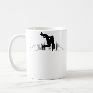 Caneca De Café Parkour Freerunning Freerunner