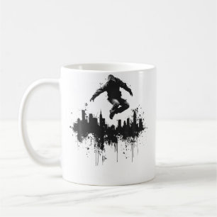 Caneca De Café Parkour Na Cidade Esporte Parkour Urbano