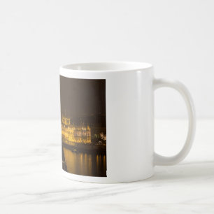 Caneca De Café Parlamento húngaro Budapeste por noite
