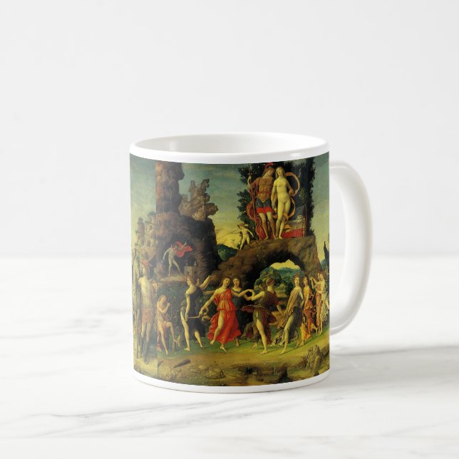 Caneca De Café Parnaso, Marte e Vênus de Andrea Mantegna (Frente Esquerda)