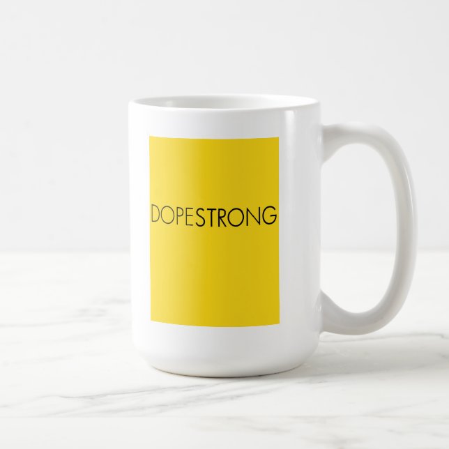 CANECA DE CAFÉ PARÓDIA DE DOPESTRONG LANCE ARMSTRONG (Direita)