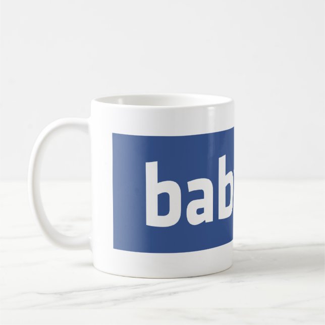 Caneca De Café paródia social engraçada dos trabalhos em rede do (Esquerda)