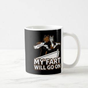 Caneca De Café Paródia Vai Humor Alfa Lobo Titanic Vai Humor Flat