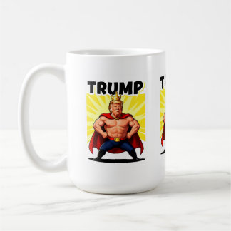Caneca De Café Parodic Superhero Trump Caricature