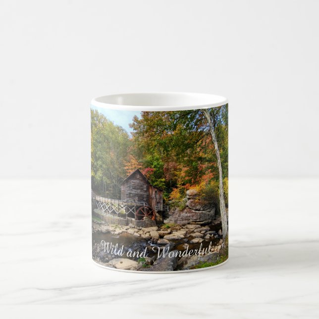 Caneca De Café Parque de Babcock, West Virginia, Wild e Wontiful (Centro)