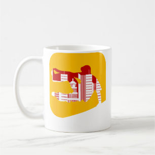 Caneca De Café Parque de Parkour Livre Corrida Parkour Cidade