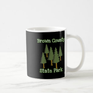 Caneca De Café Parque Estadual do Condado de Brown Indiana Flores