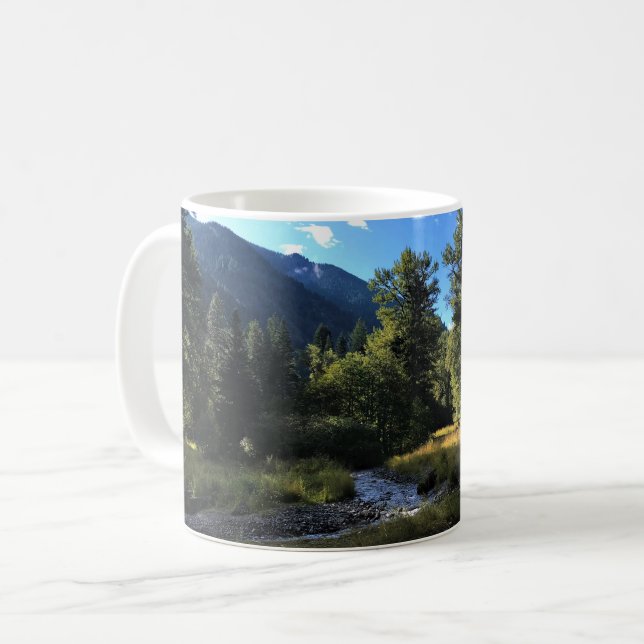 Caneca De Café Parque Estadual do Lago Wallowa, OR (Frente Esquerda)