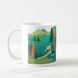 Caneca De Café Parque Nacional Acadia, Jordan Pond Mug