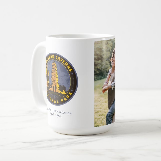 Caneca De Café Parque Nacional Carlsbad (Frente Esquerda)
