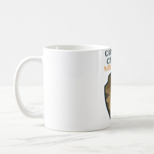 Caneca De Café Parque Nacional Carlsbad Caverns (Esquerda)