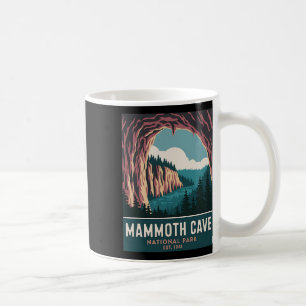 Caneca De Café Parque Nacional da Caverna Mamute Acampamento Vint