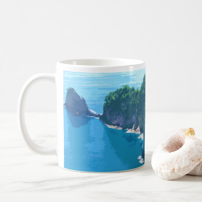 CANECA DE CAFÉ PARQUE NACIONAL DA SAMOA AMERICANA - SAMOA AMERICA (Com Donut)