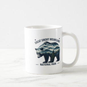 Caneca De Café Parque Nacional das Grandes Montanhas Fumosas Urso