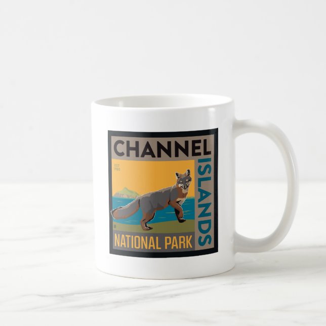 Caneca De Café Parque Nacional das Ilhas do Canal | Raposa (Direita)
