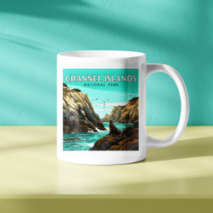 Caneca De Café Parque Nacional das Ilhas Vintage Channel