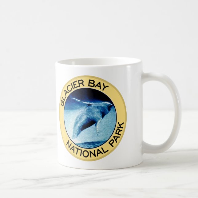 Caneca De Café Parque nacional de baía de geleira (Direita)