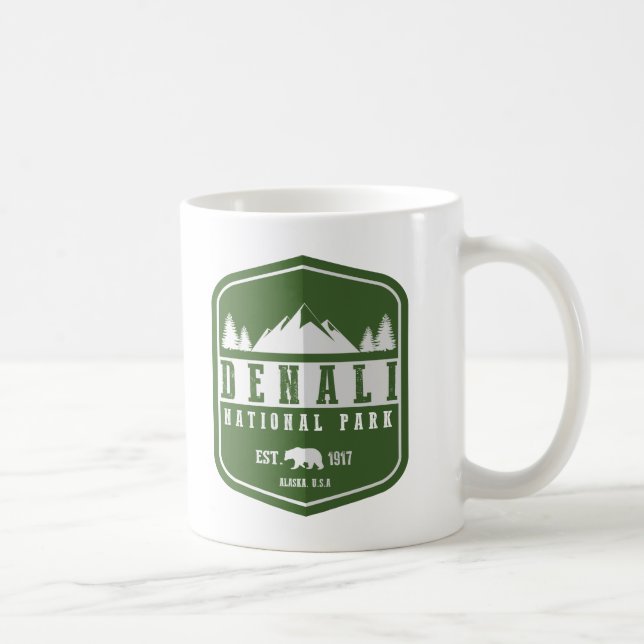 Caneca De Café Parque nacional de Denali (Direita)