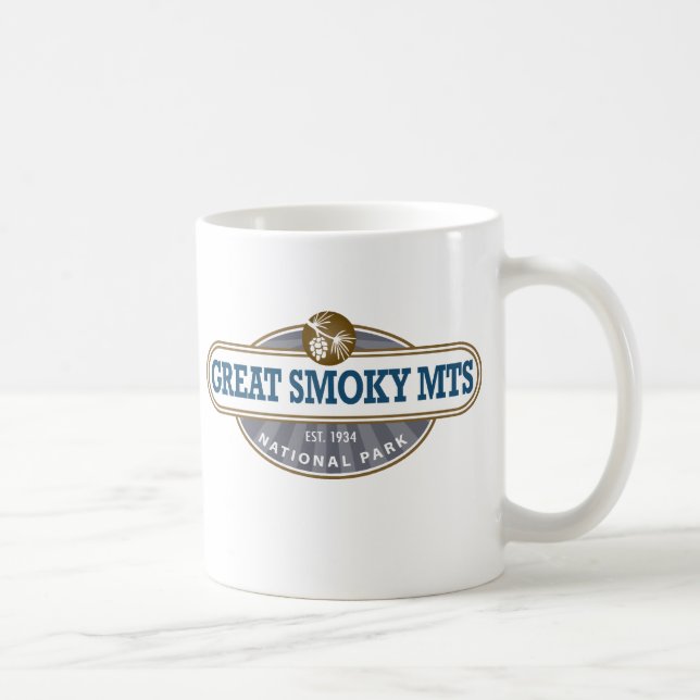 Caneca De Café Parque nacional de Great Smoky Mountains (Direita)