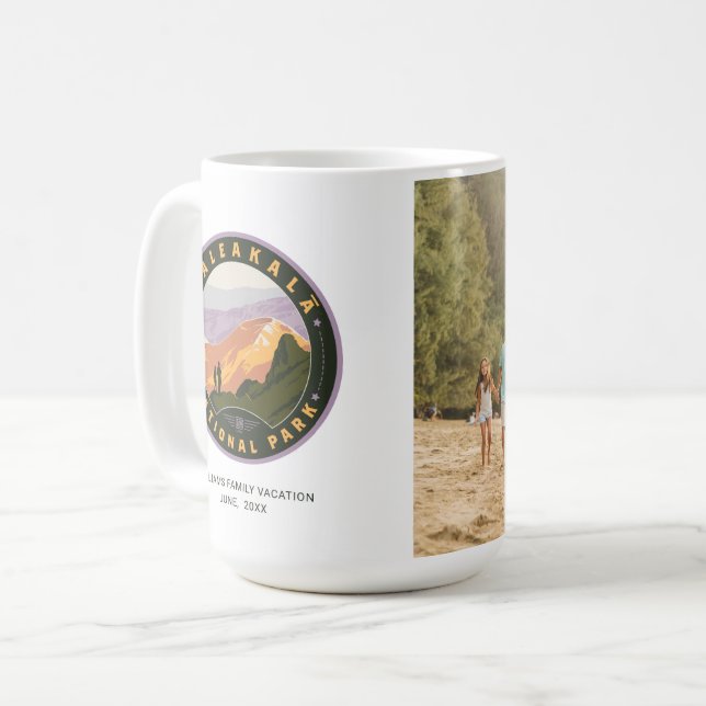Caneca De Café Parque Nacional de Haleakala (Frente Esquerda)