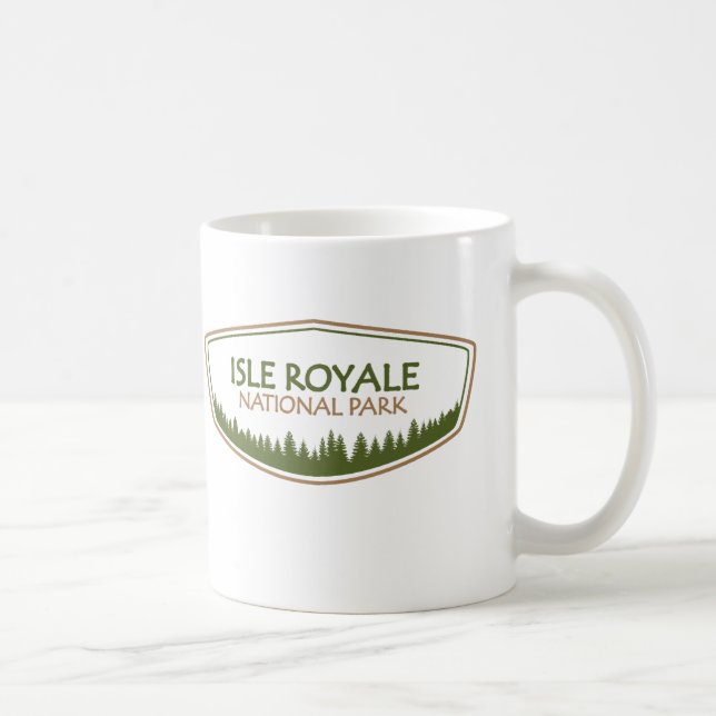 Caneca De Café Parque nacional de Royale da ilha (Direita)