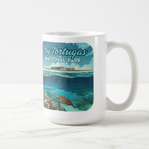 Caneca De Café Parque Nacional de Tortugas Seco, Flórida