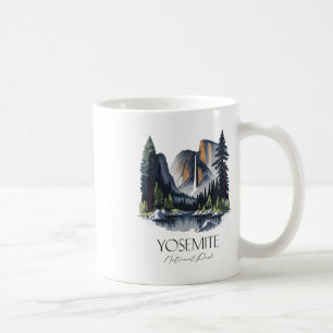Caneca De Café Parque Nacional de Yosemite Legal Caminhada Aquare