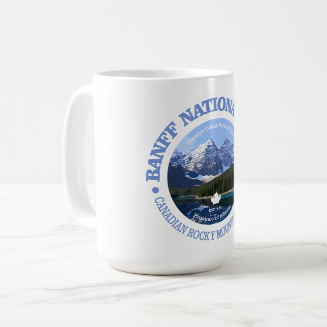 Caneca De Café Parque Nacional do Banff (C) (Frente Esquerda)