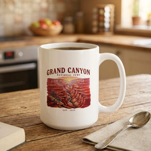 Caneca De Café Parque Nacional do Grand Canyon Pôr do Sol Viagem