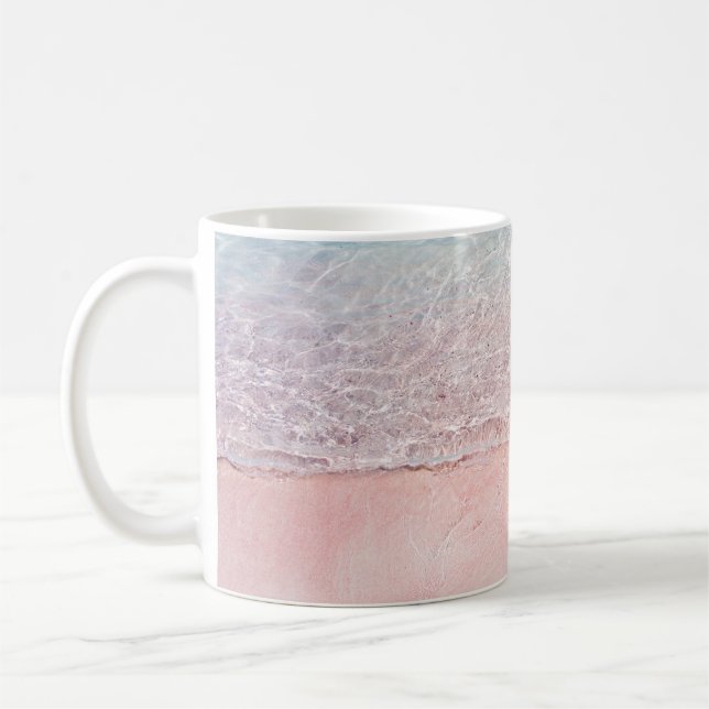 Caneca De Café Parque Nacional do Komodo: Praia do Splash Rosa (Esquerda)