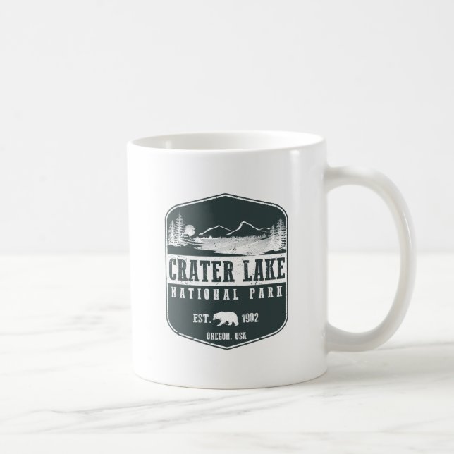 Caneca De Café Parque nacional do lago crater (Direita)