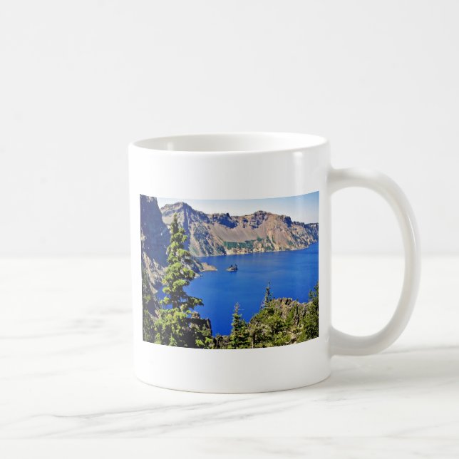 Caneca De Café Parque nacional do lago crater (Direita)