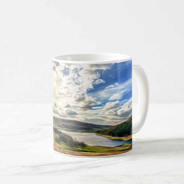 CANECA DE CAFÉ PARQUE NACIONAL DO PEADISTRICT - DERBYSHIRE ENGLAN (Frente Esquerda)