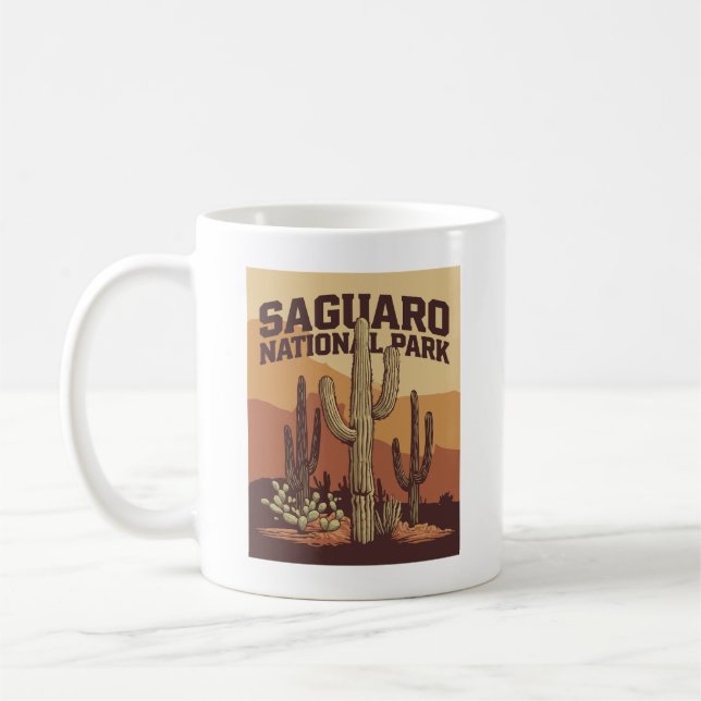 Caneca De Café Parque Nacional do Saguaro (Esquerda)