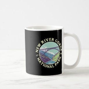 Caneca De Café Parque Nacional e Reserva New River Gorge WV Oeste