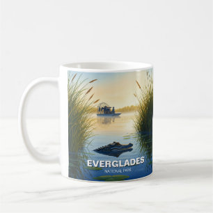 Caneca De Café Parque Nacional Everglades e Alligator
