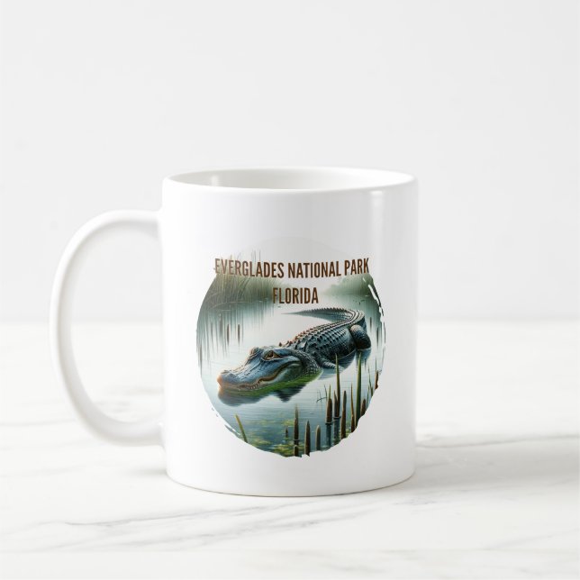 Caneca De Café Parque Nacional Everglades Flórida (Esquerda)
