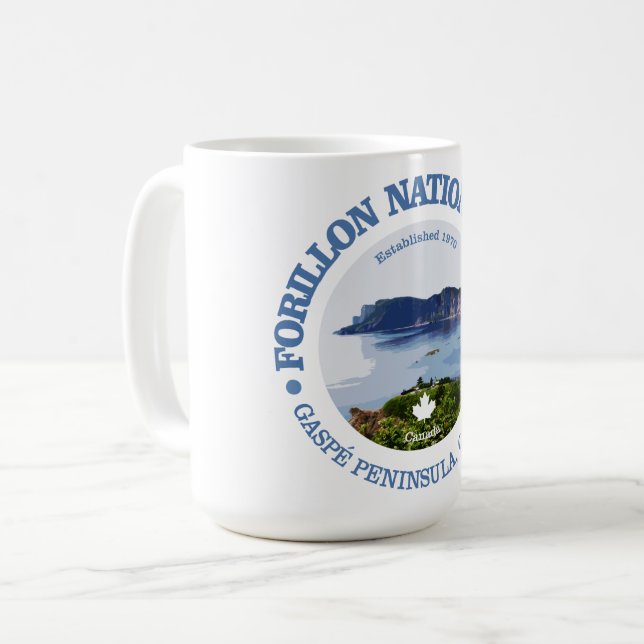 Caneca De Café Parque Nacional Forillon (Frente Esquerda)
