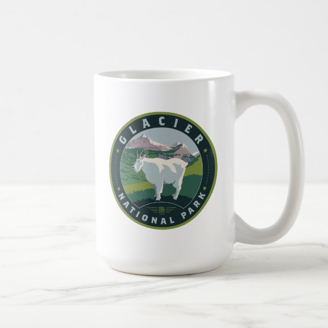 Caneca De Café Parque Nacional Glacier (Direita)
