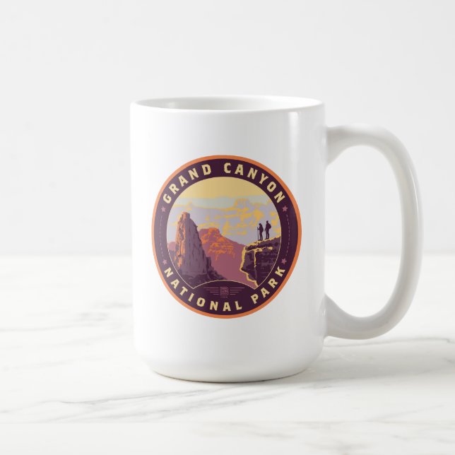 Caneca De Café Parque Nacional Grand Canyon (Direita)