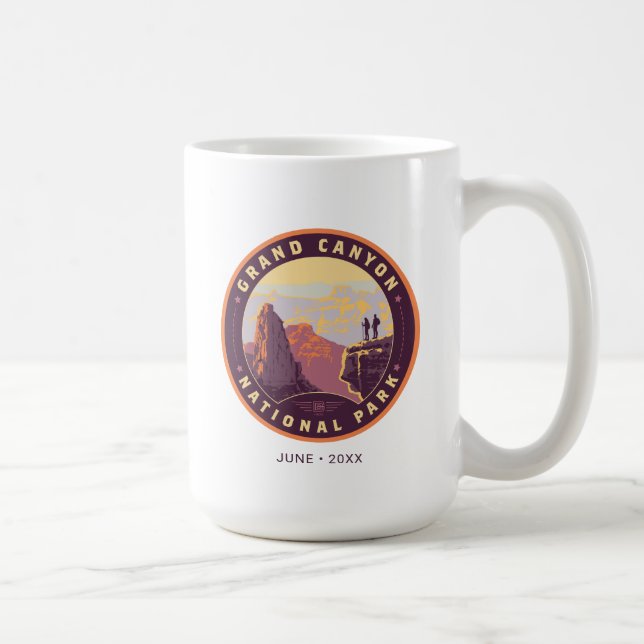 Caneca De Café Parque Nacional Grand Canyon (Direita)