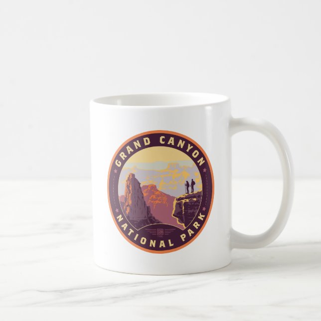Caneca De Café Parque Nacional Grand Canyon (Direita)